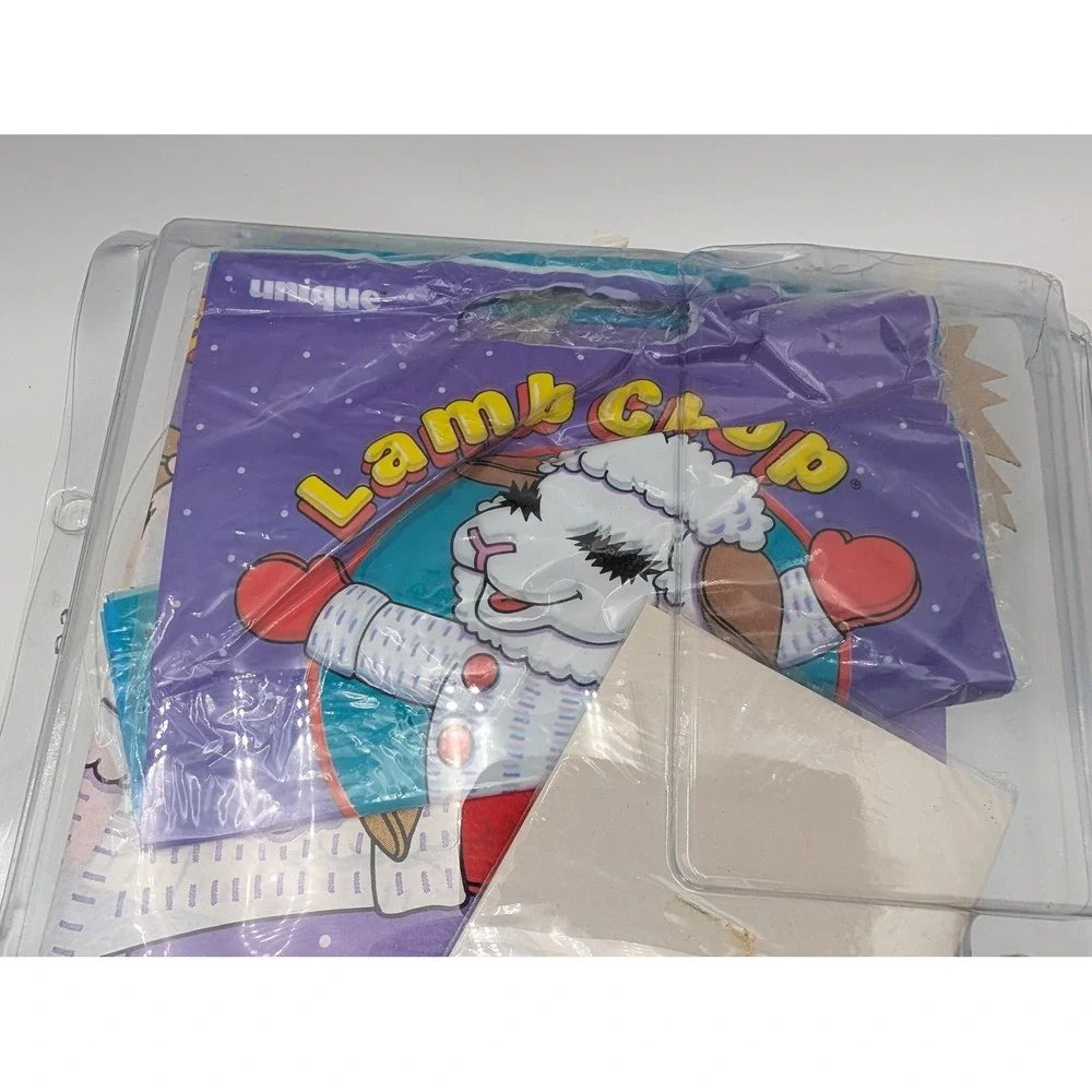 Unique Lamb Chop Party Set‎ Vintage 1993 Shari Lewis 8 Guest